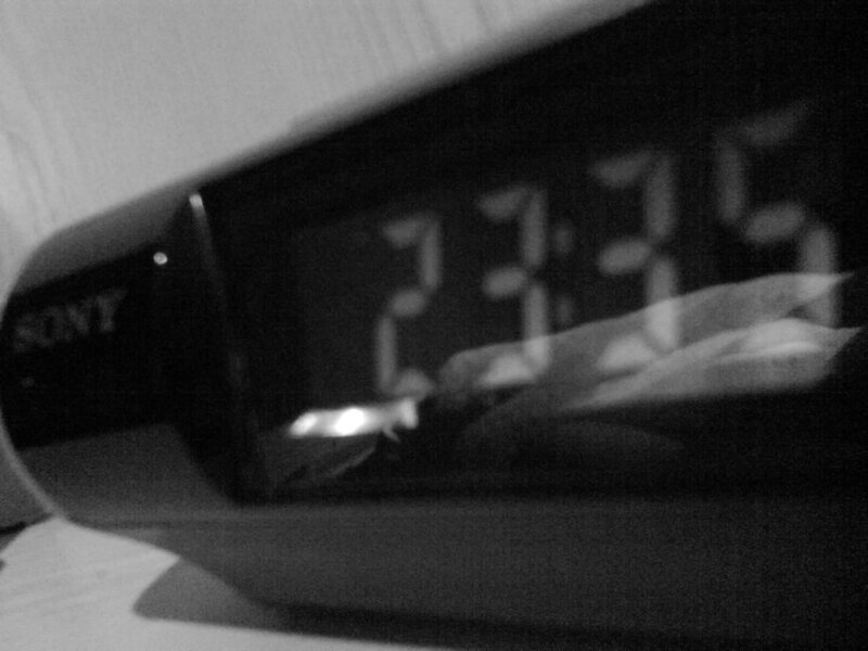 Digital Clock Display — Black, Dark