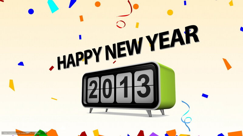 Digital Clock Showing 2013