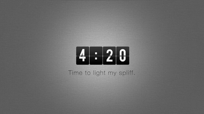 digital clock with text