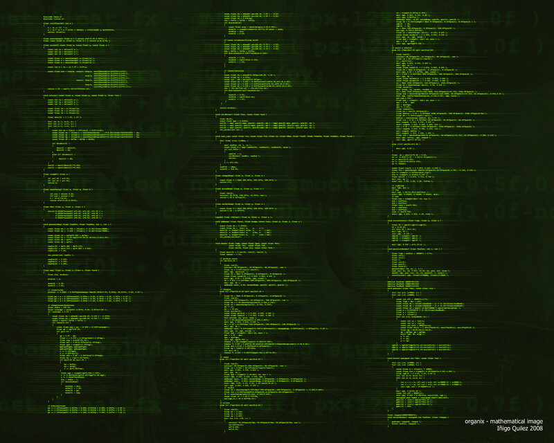 digital code background