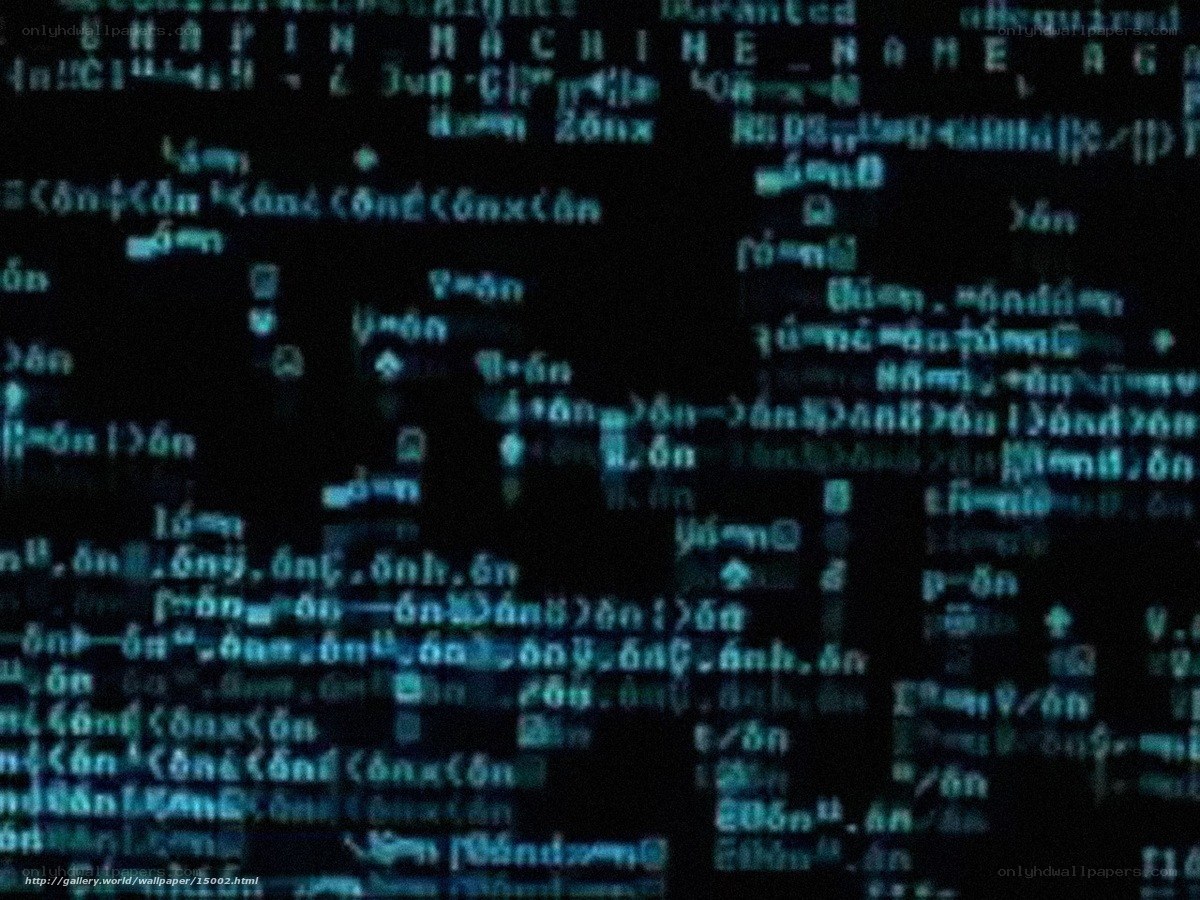digital code background