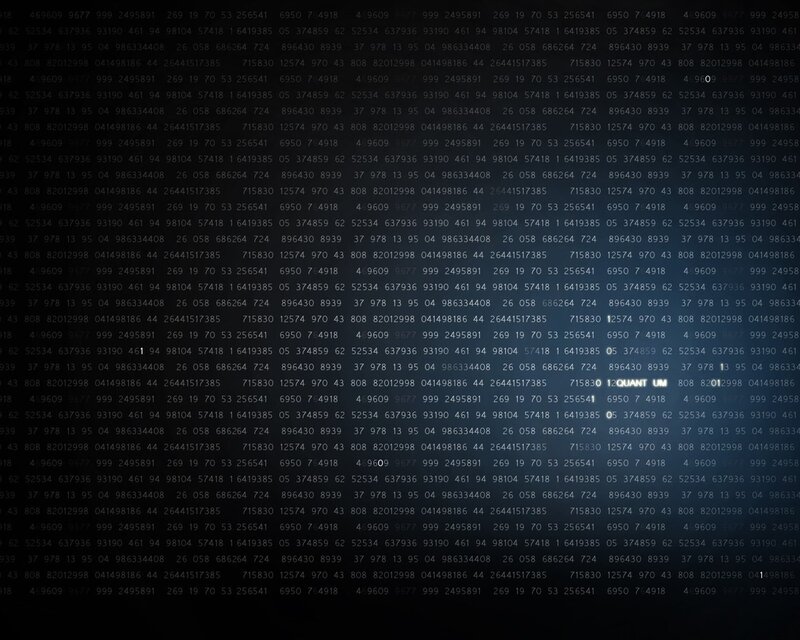 Digital Code Matrix — Black, Technological, Abstract