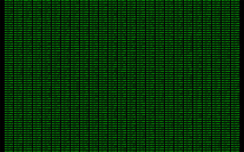 Digital Code Matrix — Green