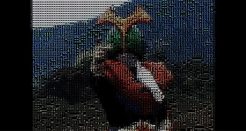 digital code portrait
