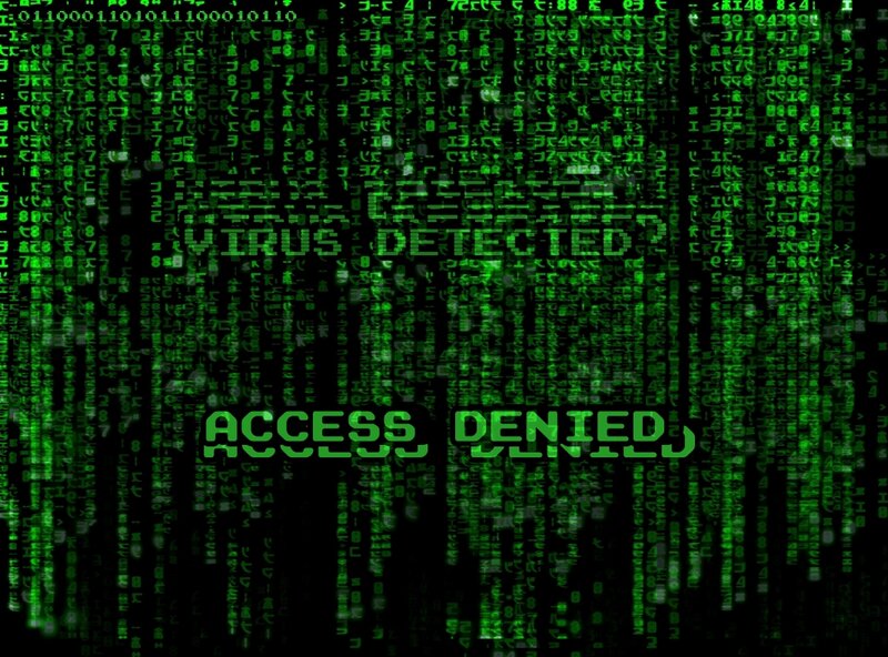 Digital Code Rain — Green