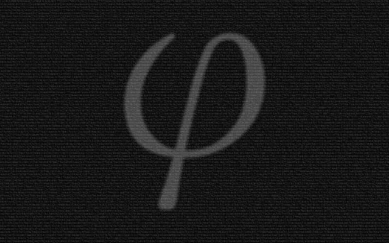 Digital Code with Watermark — Black
