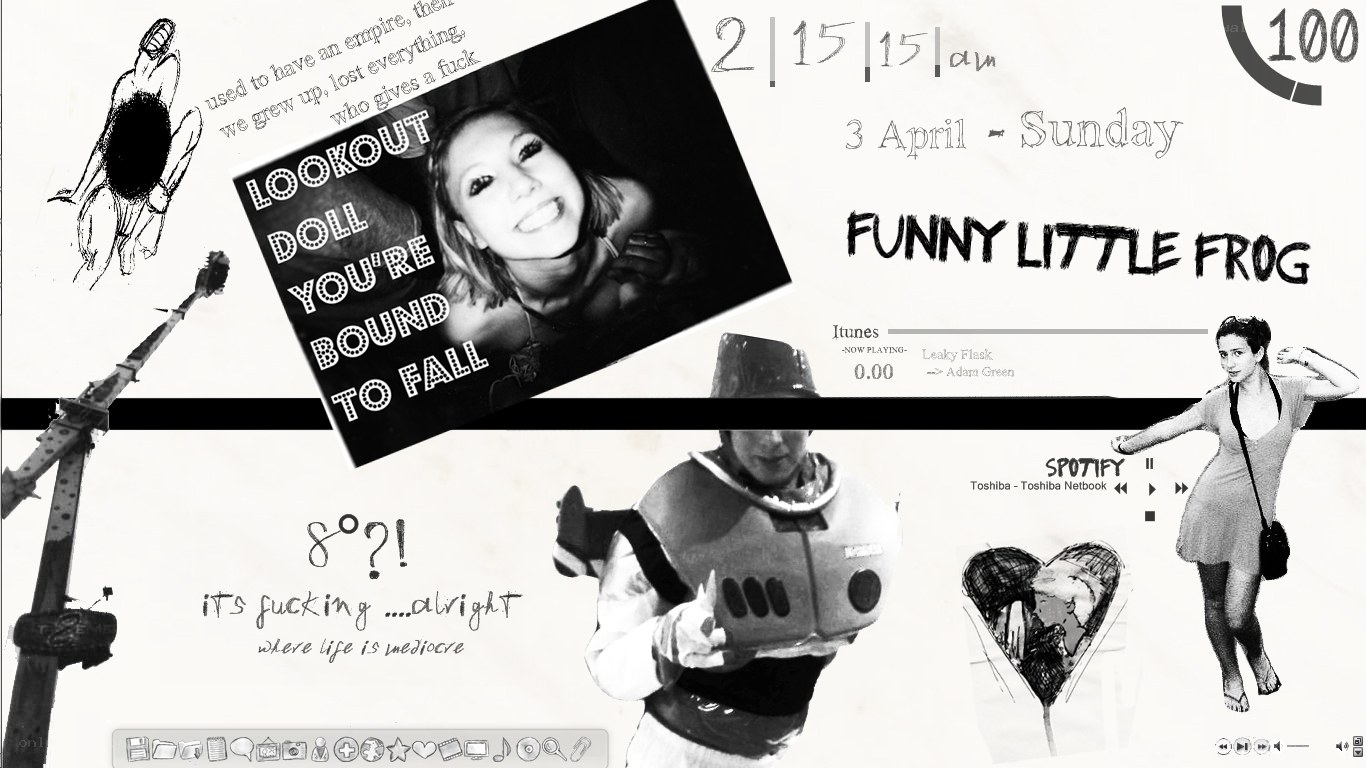 digital collage with photos and text