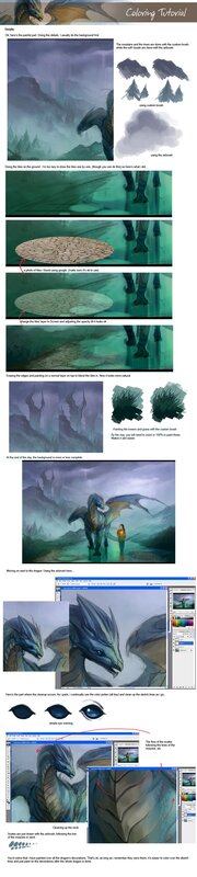 Digital coloring tutorial