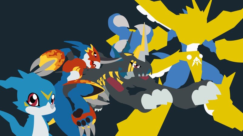 Digital Creatures in Battle — Blue