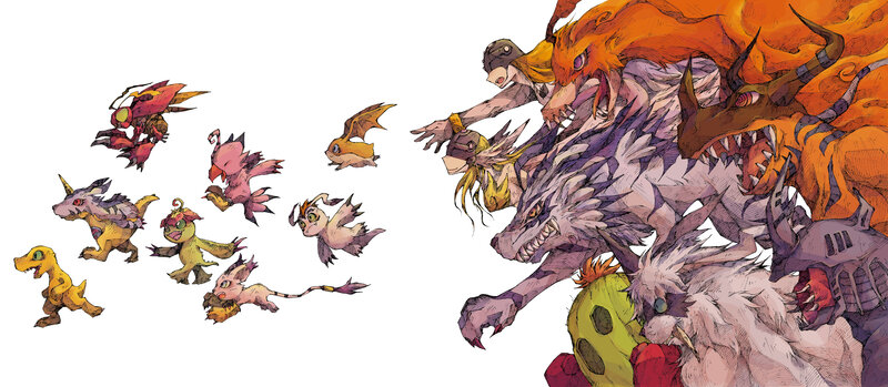Digital Creatures in Battle