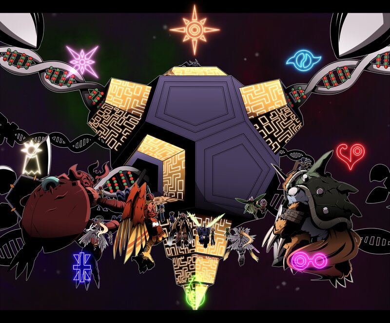 Digital Creatures in Space — Purple