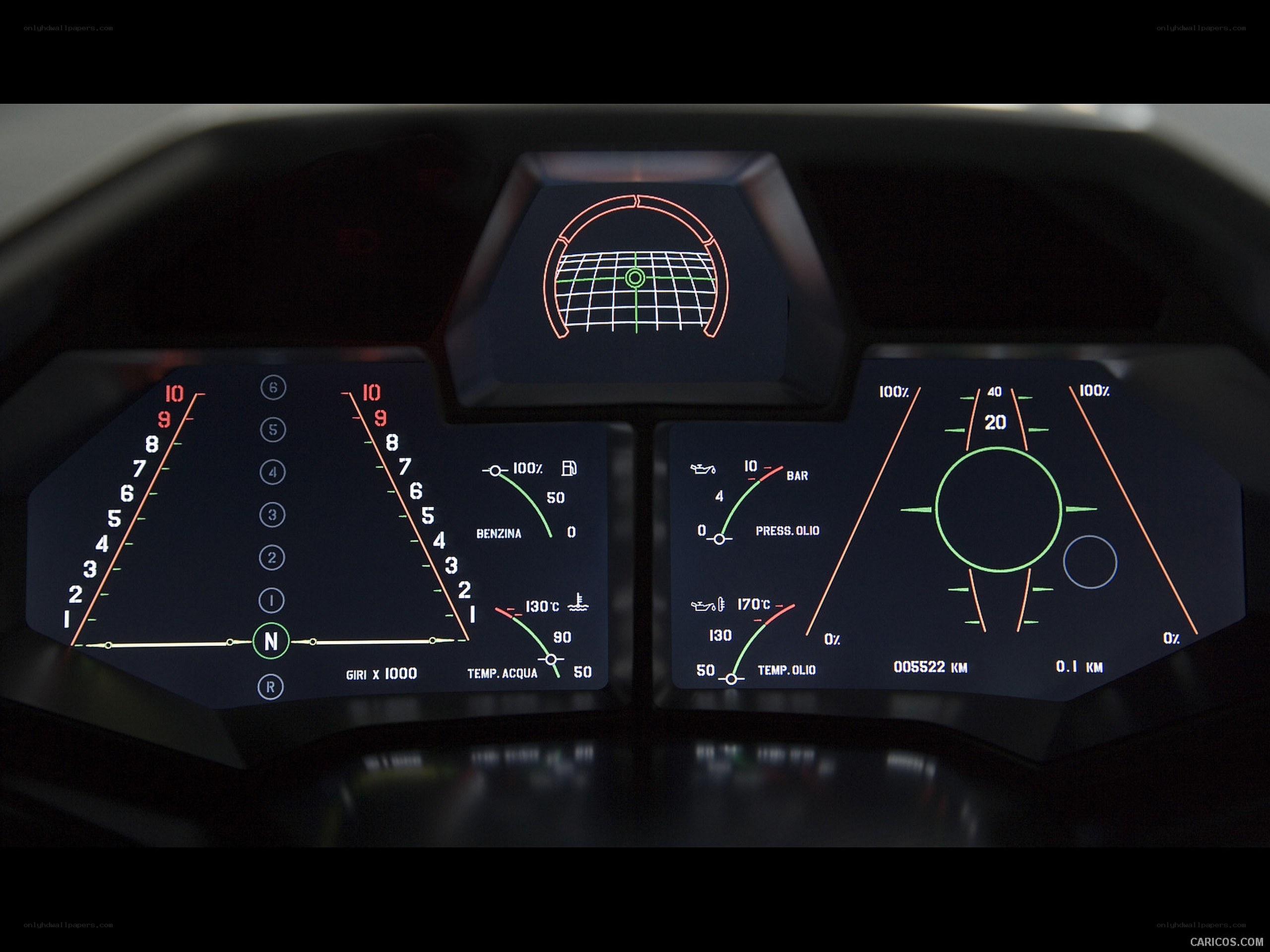 digital dashboard display