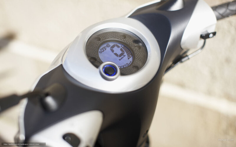 Digital dashboard of a scooter