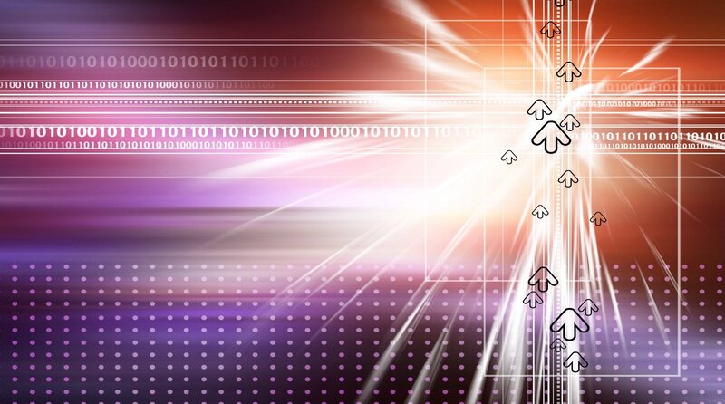 digital data flow background