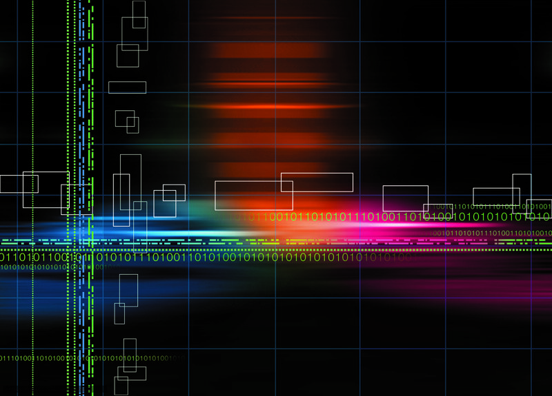 digital data stream abstract