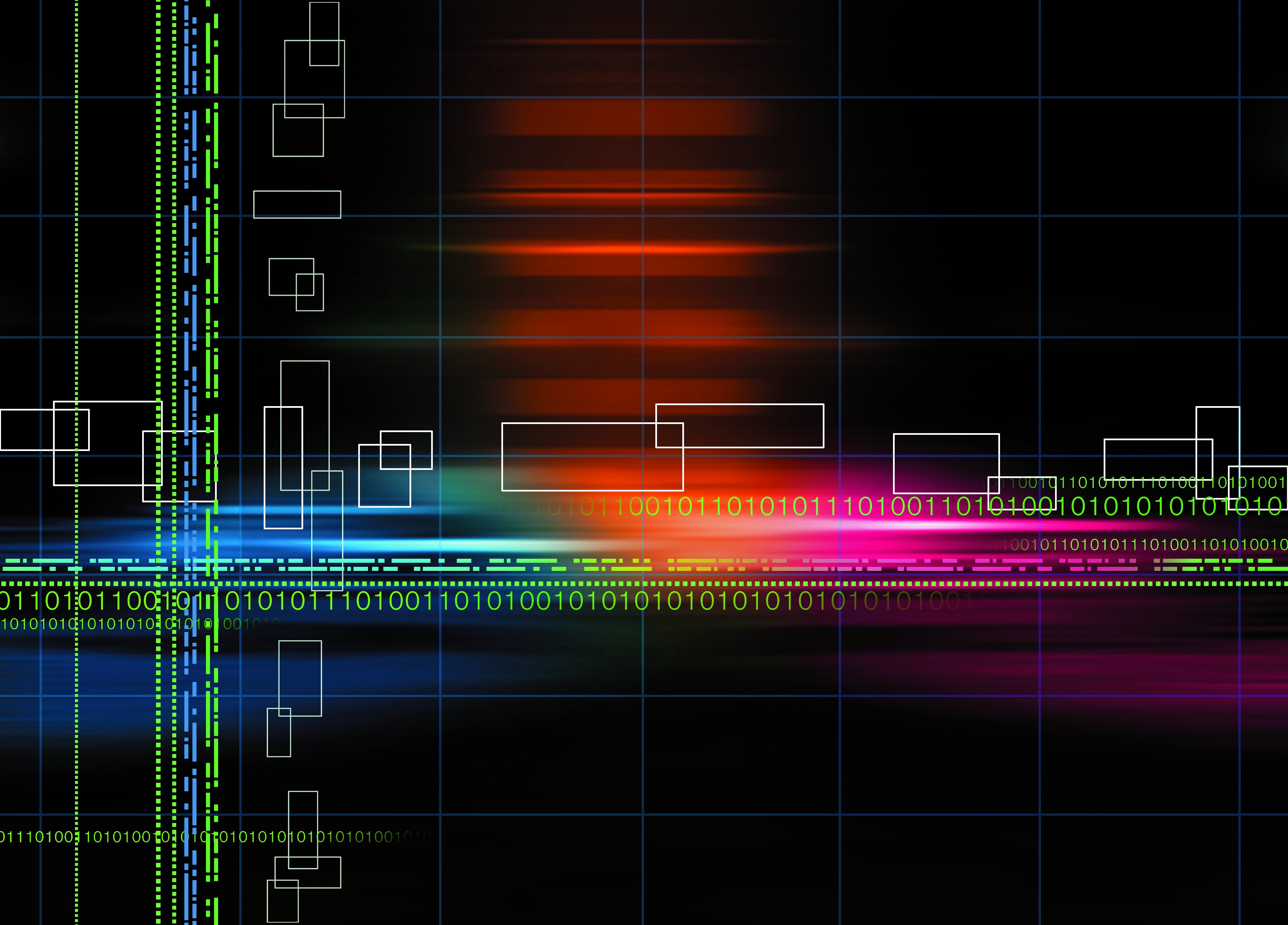 digital data stream background