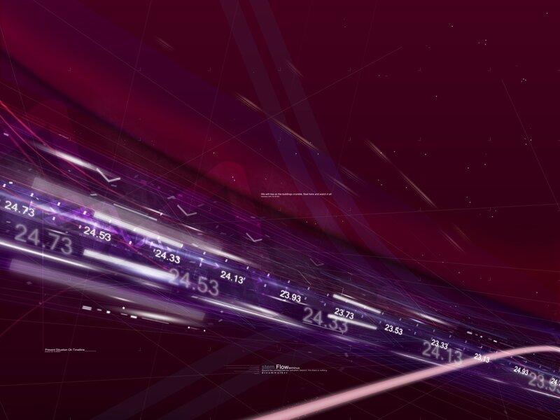 Digital data stream visualization