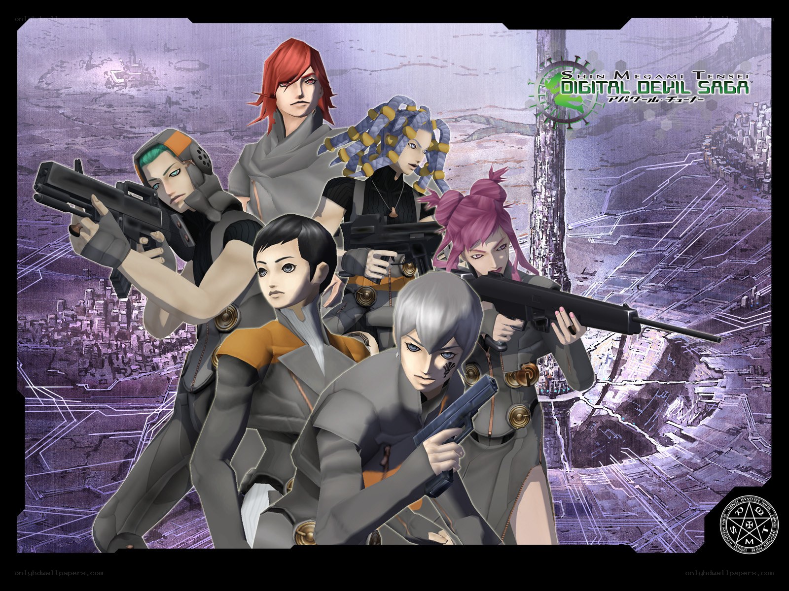 Digital Devil Saga character group
