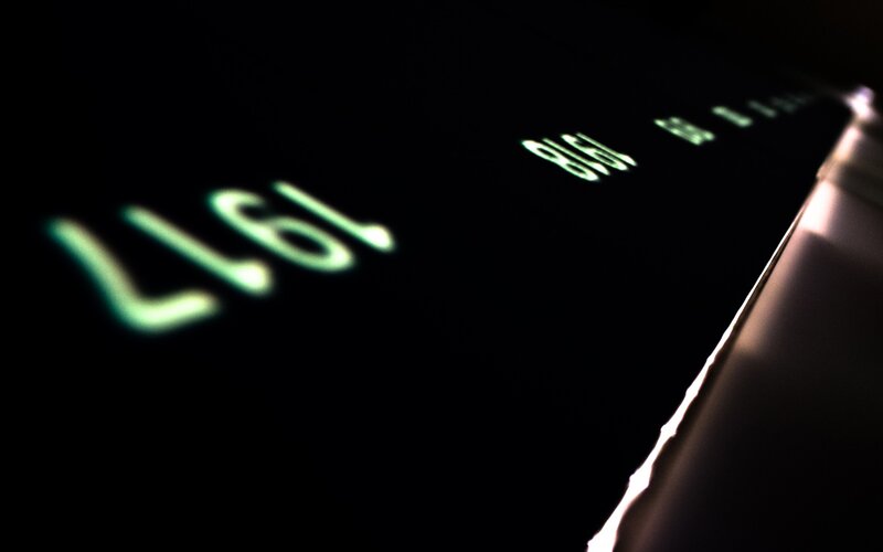 digital display numbers