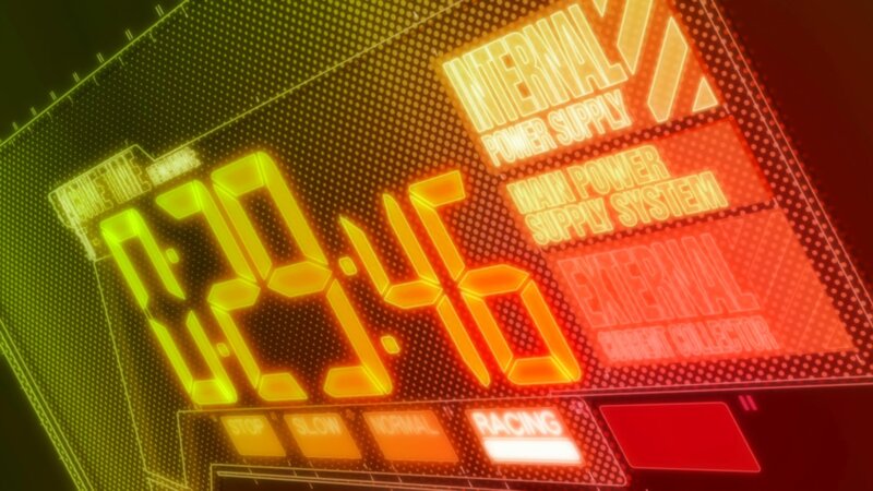 Digital Display Screen — Yellow