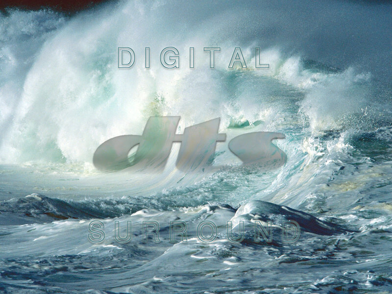 Digital DTS Surround logo on waves