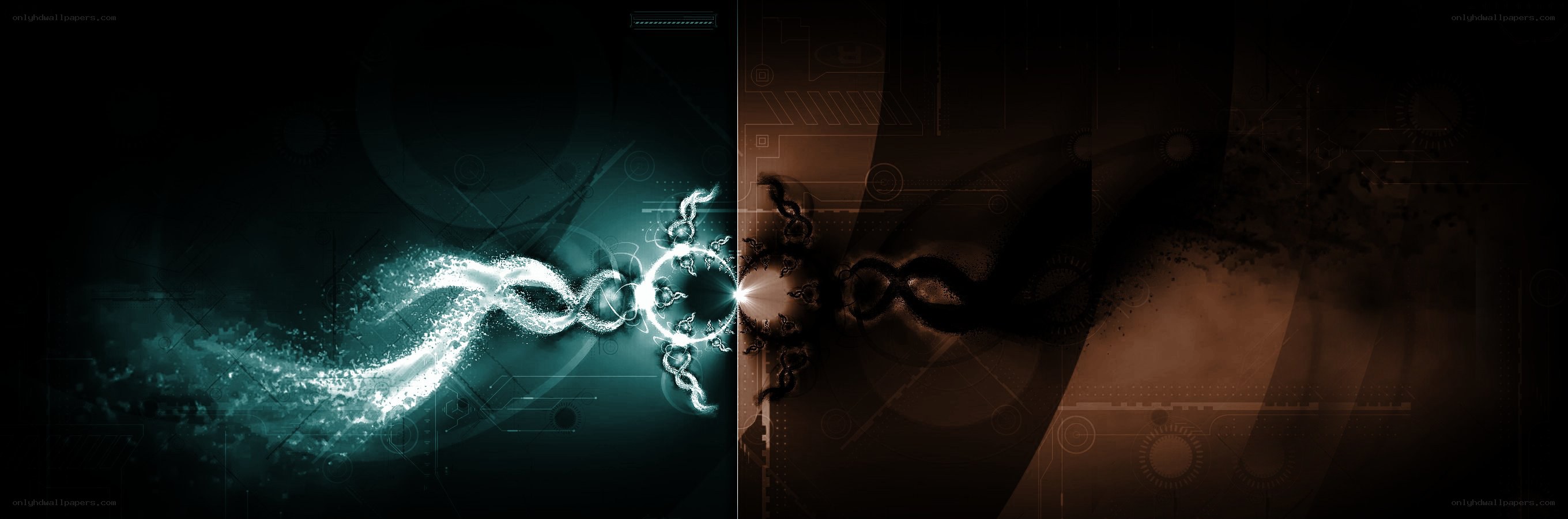 digital energy wave animation