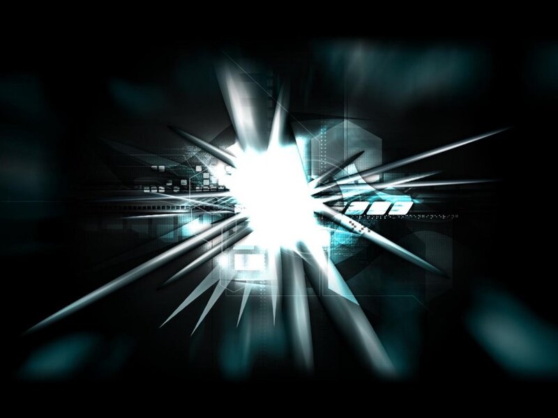 digital explosion abstract