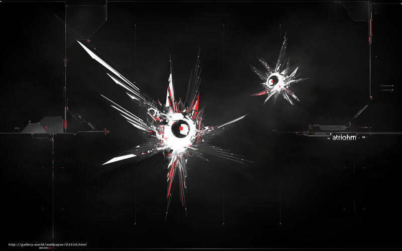 digital explosion abstract art