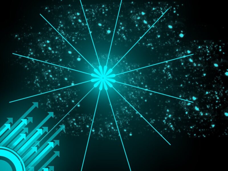 digital explosion animation