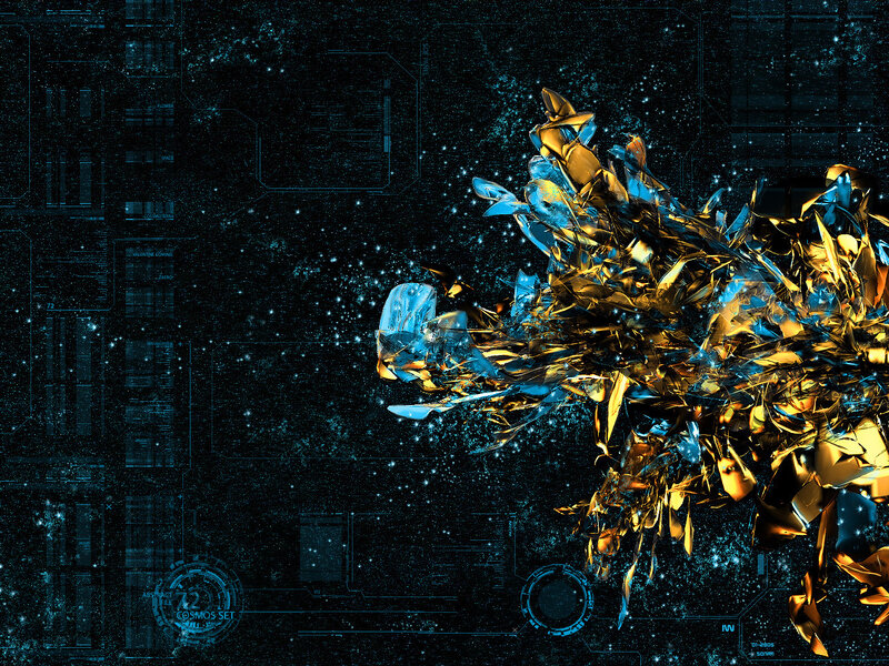 digital explosion in space