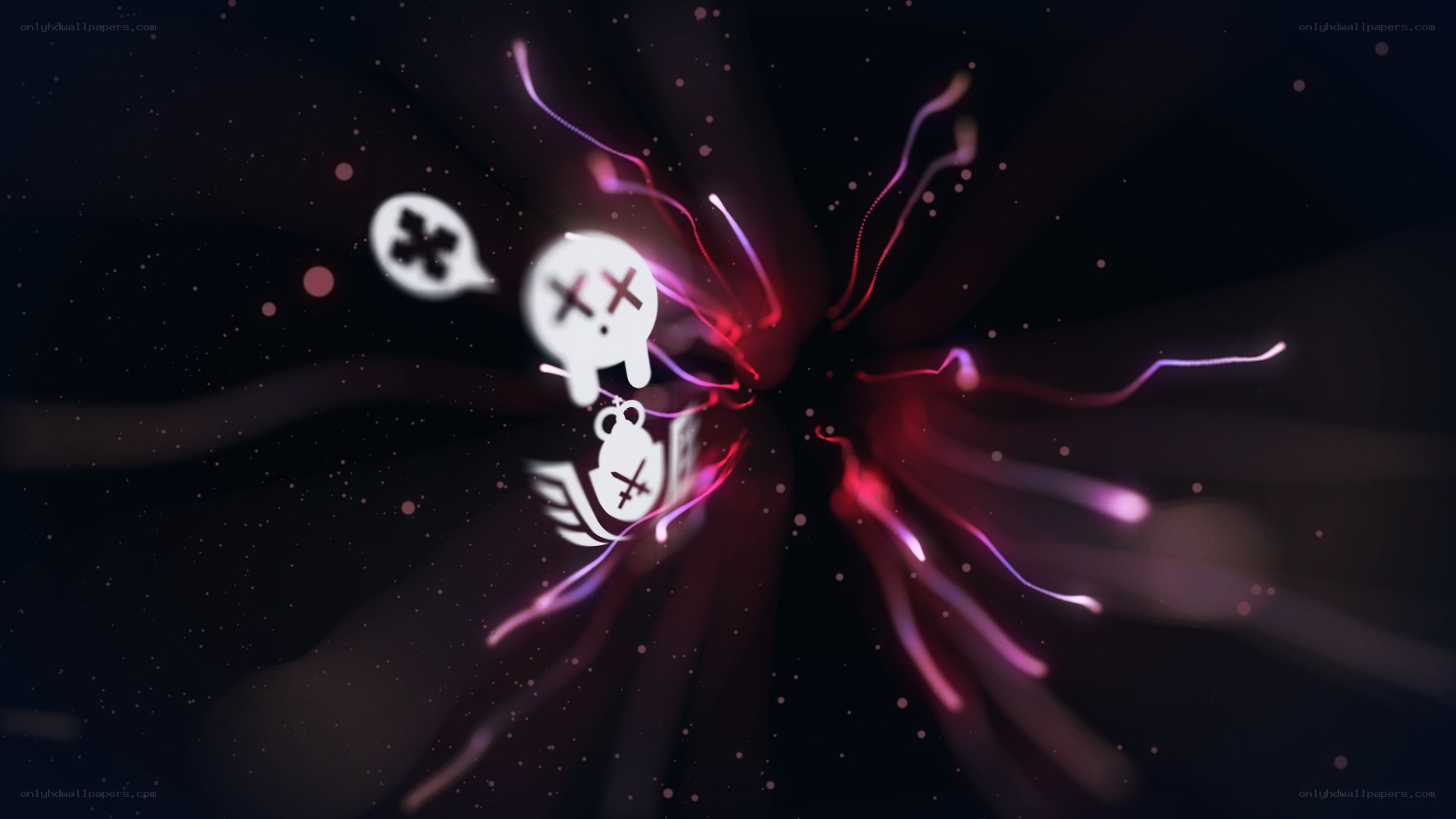 digital explosion with icons
