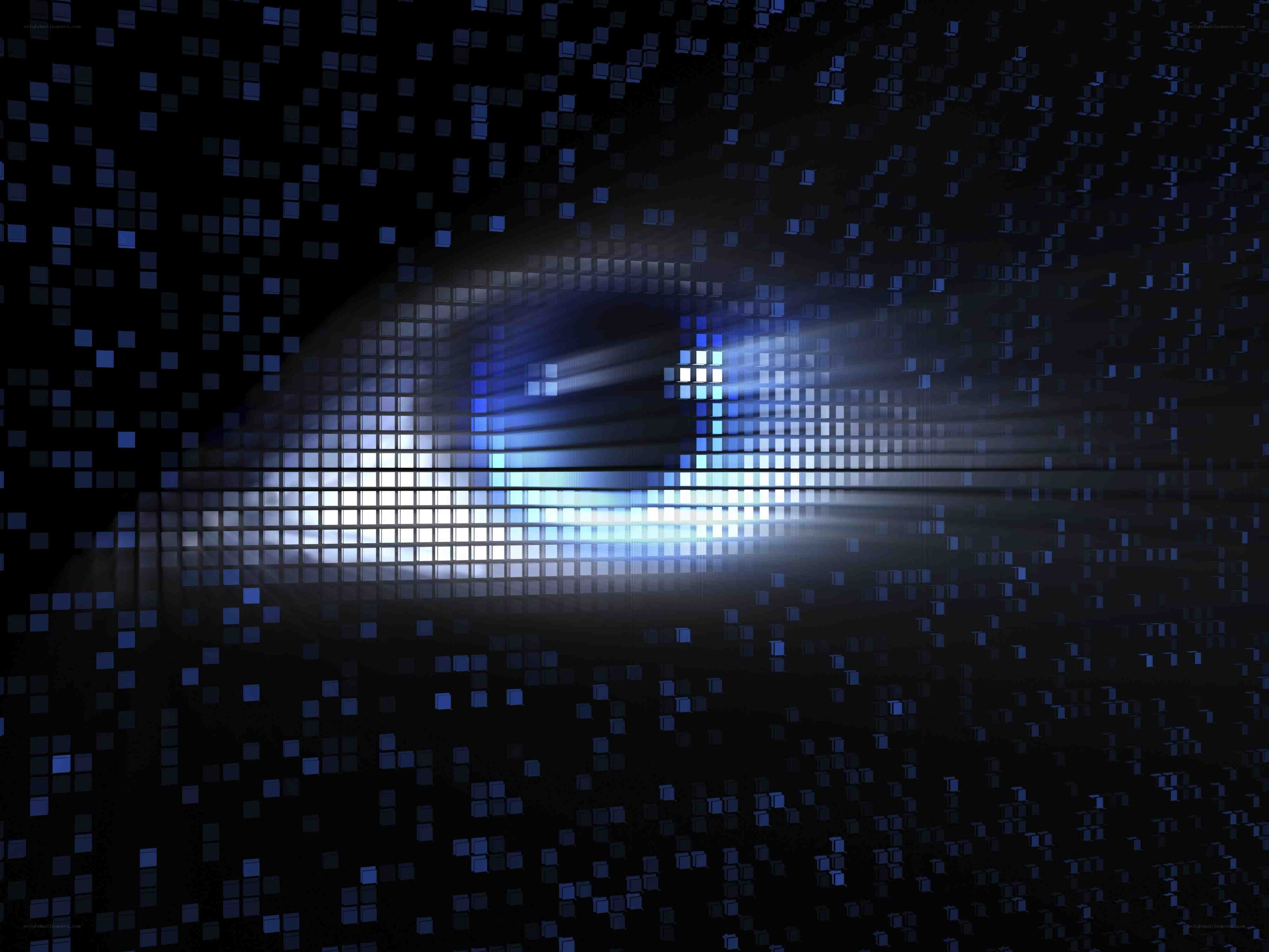 digital eye with blue light