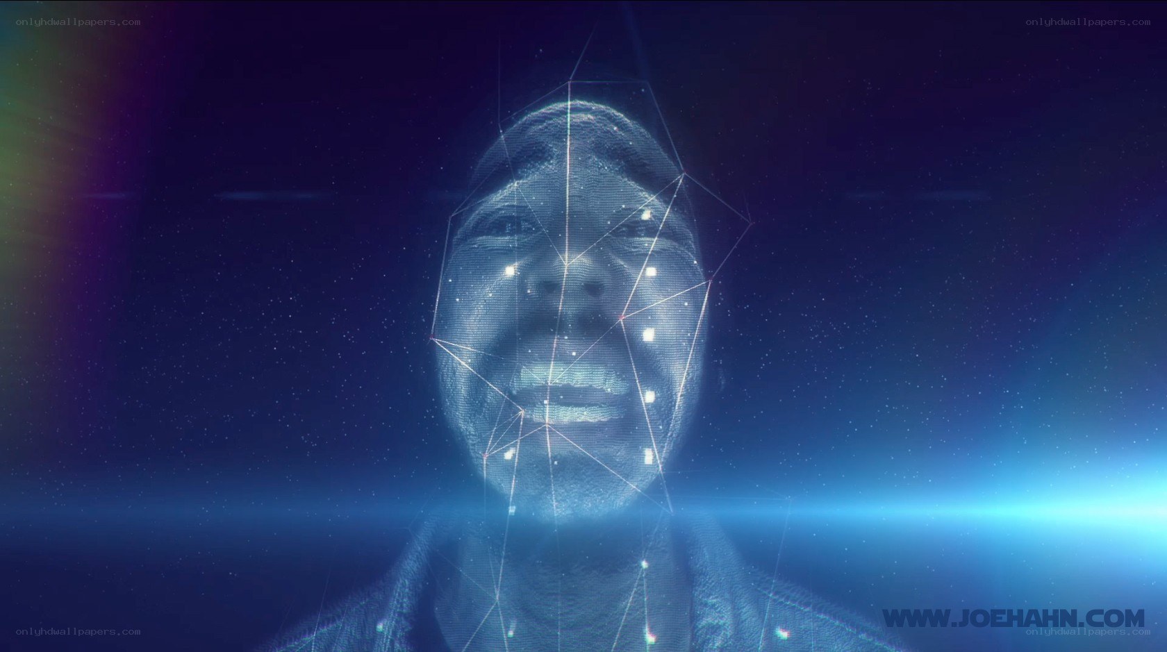 digital face hologram