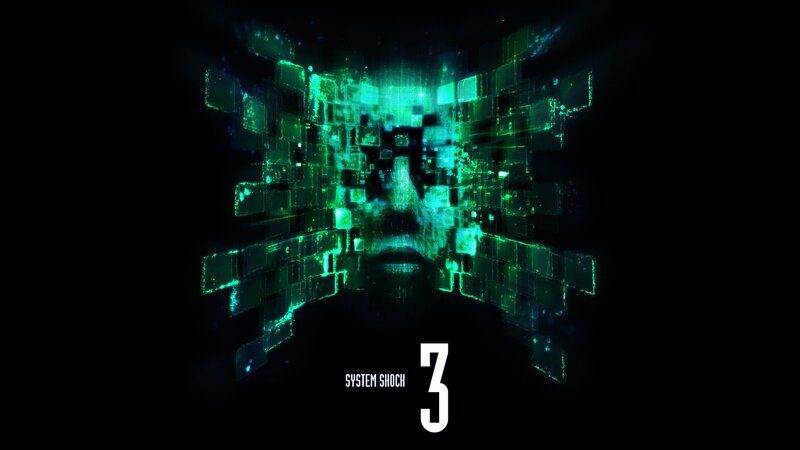 Digital Face in Green Cubes