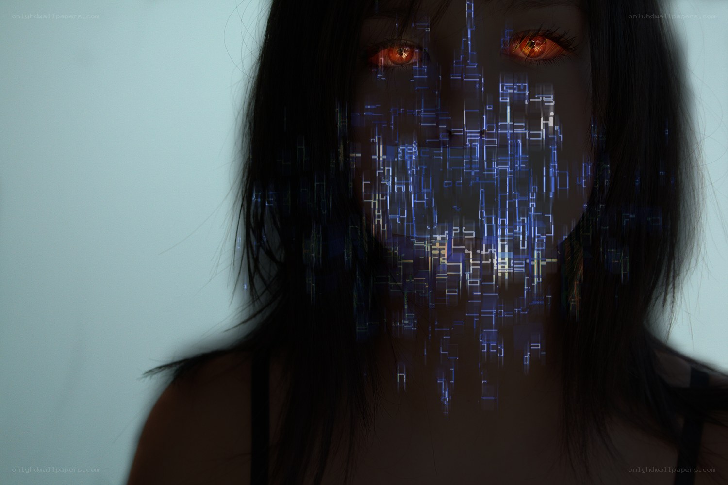 digital face overlay