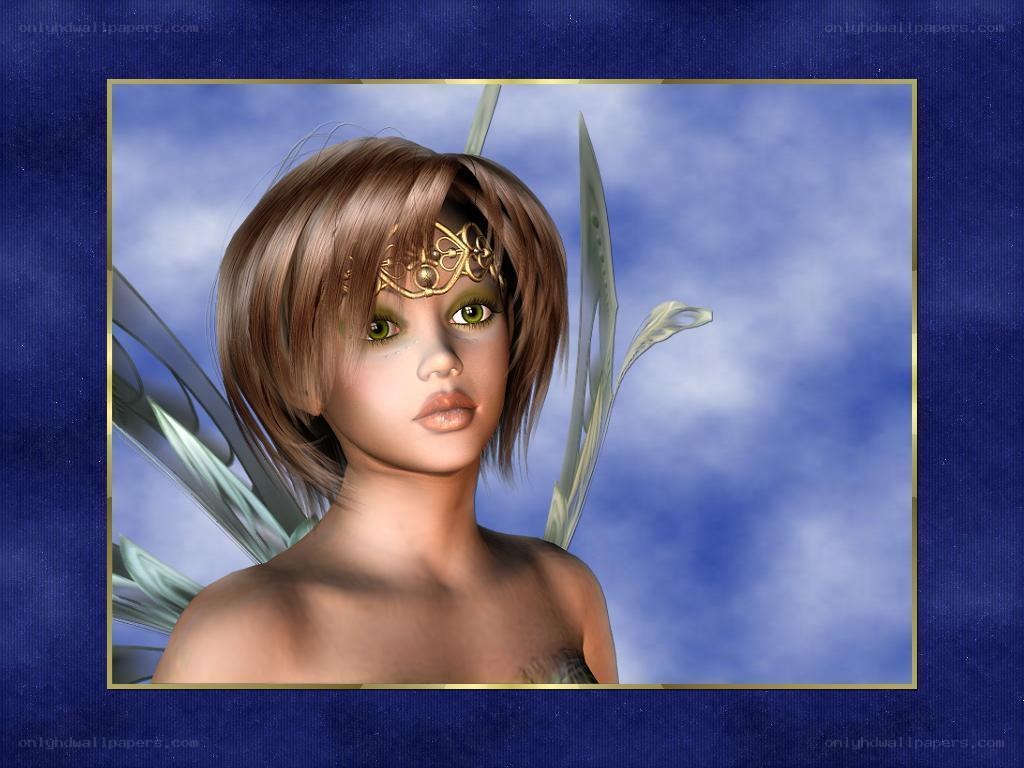 digital fairy portrait