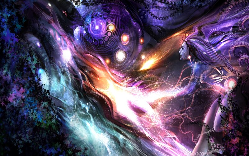 digital fantasy art with glowing energy