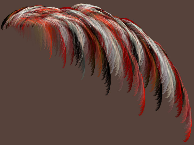 digital feather art
