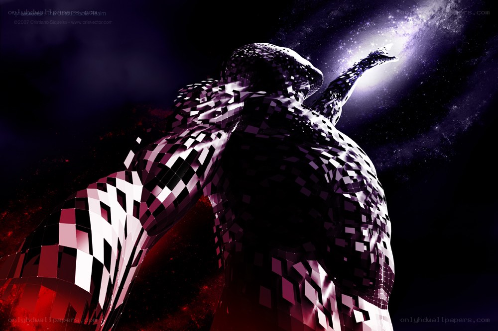 Digital figure reaching for stars
