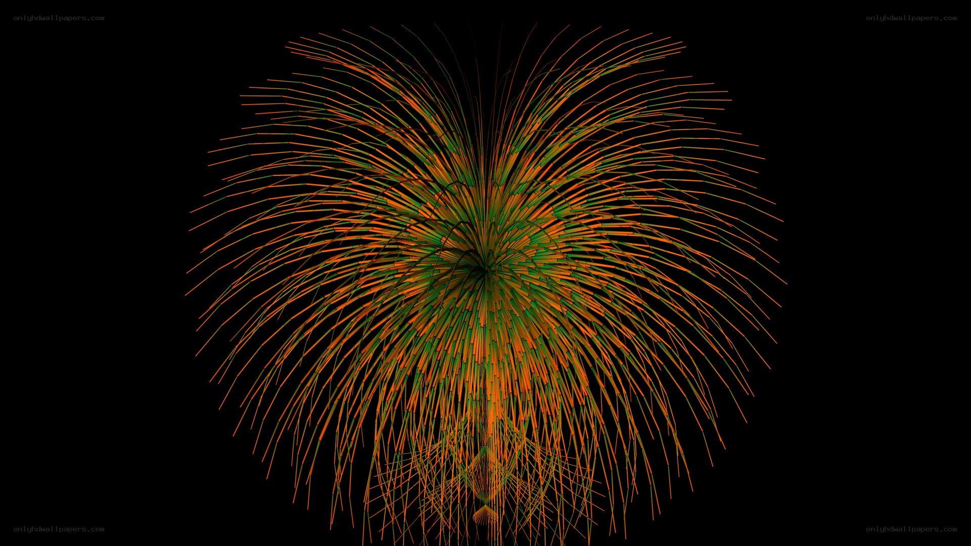 digital firework display