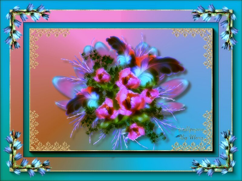 Digital Floral Bouquet