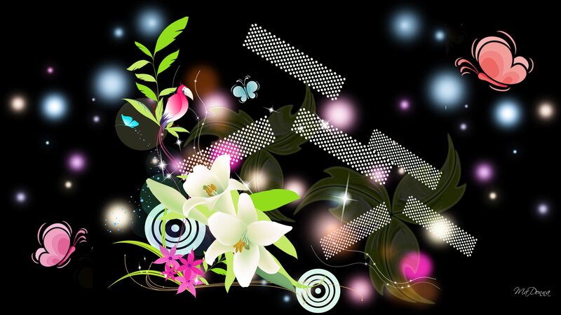 Digital Floral Illustration