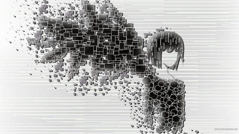 Digital fragmentation of a person