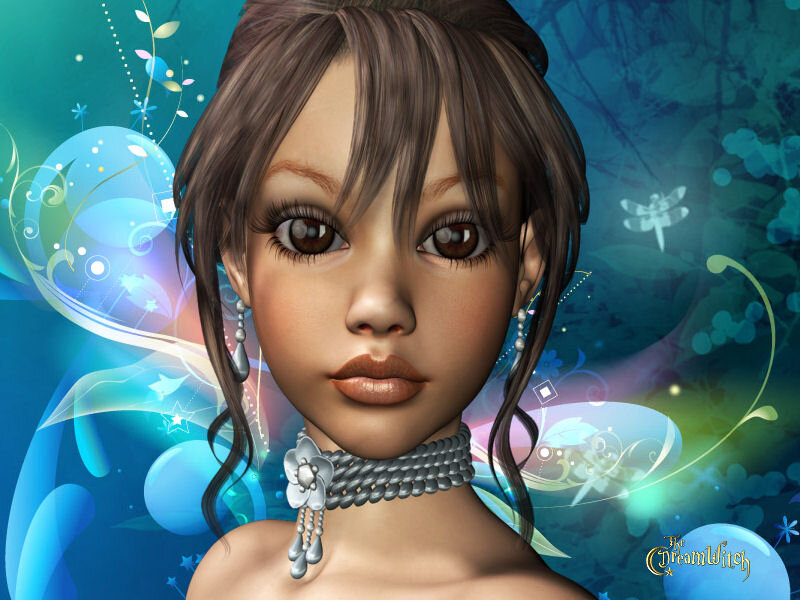 Digital Girl Portrait