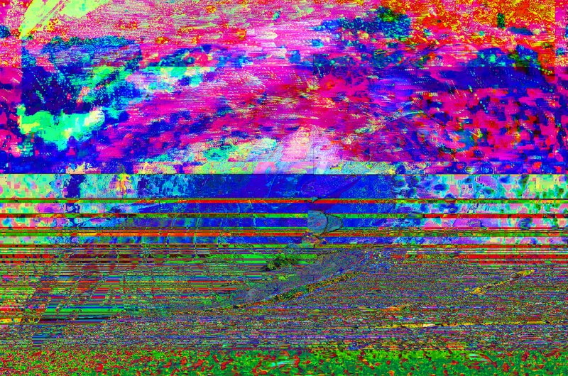 Digital Glitch Art — Pink