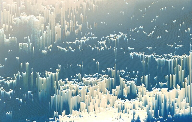 Digital Glitch Landscape