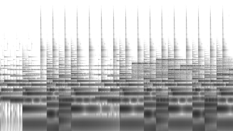 Digital Glitch Pattern — Black