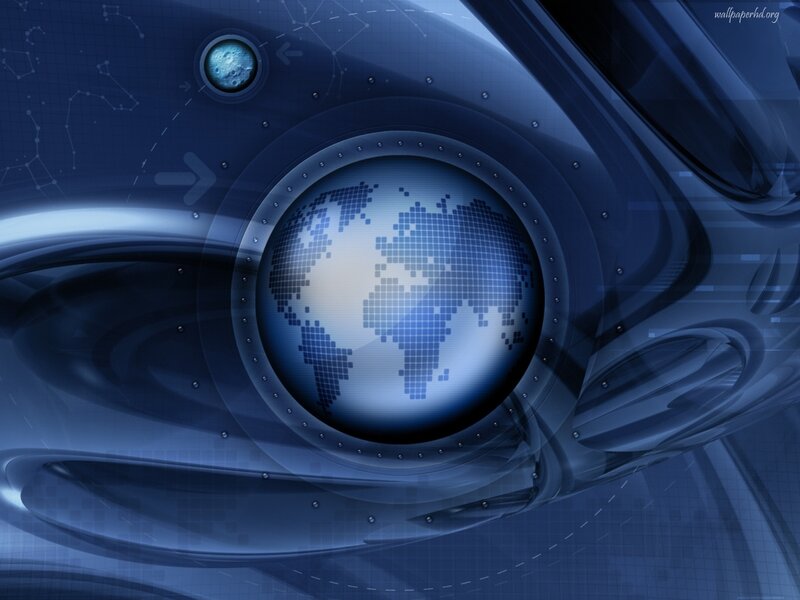 Digital Globe in Frame