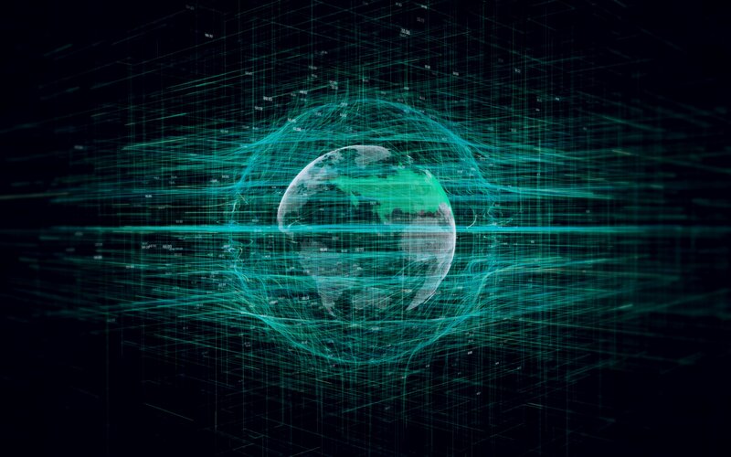 Digital Globe Network — Green