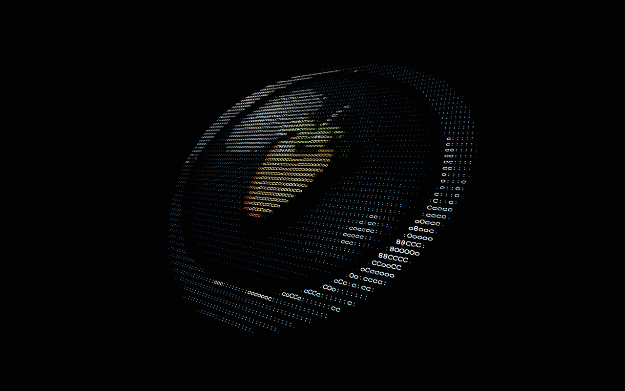 digital globe with code